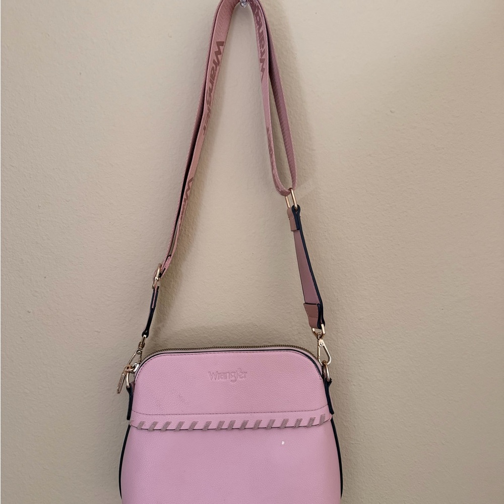 Wrangler Light Pink Crossbody Bag